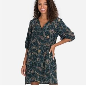 JOHNNY WAS MARZANNA MINI
DRESS SIZE xl